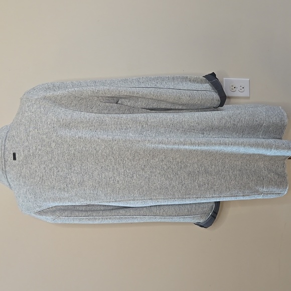 Barbour Millfire Knit Jumper – Light Grey Marl Winter Tartan Wool Blend US 14 - Picture 10 of 13